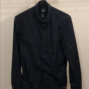 H&M Blue Button Down